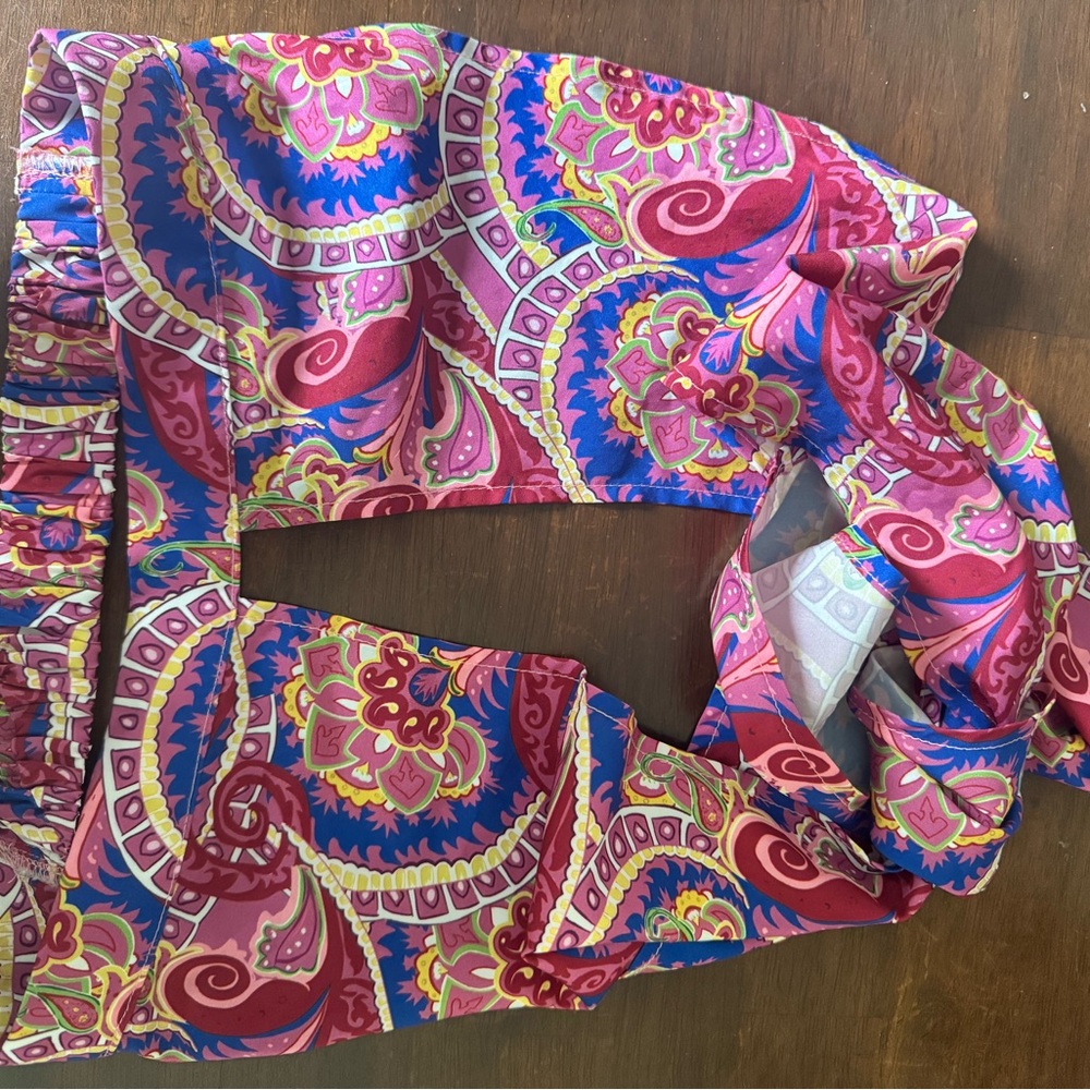 Vibrant Paisley Print top